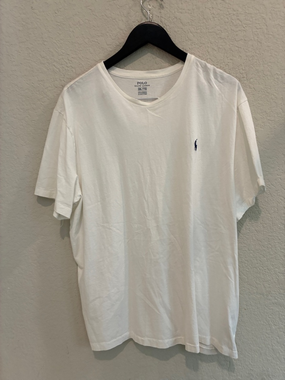 Polo by Ralph Lauren White Short Sleeve Crew T-Shirt with Navy Pony